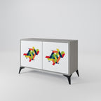 FUTURE SIGN Sideboard mit 2 Türen in Grau