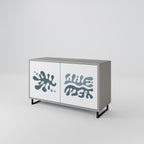 WONDERLAND VEGETATION Sideboard mit 2 Türen in Grau