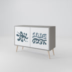WONDERLAND VEGETATION Sideboard mit 2 Türen in Grau