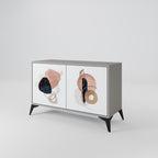 COLORFUL SHAPES Sideboard mit 2 Türen in Grau