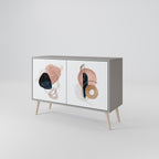COLORFUL SHAPES Sideboard mit 2 Türen in Grau
