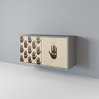 SEE MORE Sideboard mit 2 Türen in Grau