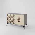 SEE MORE Sideboard mit 2 Türen in Grau