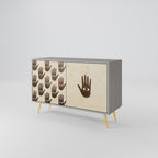 SEE MORE Sideboard mit 2 Türen in Grau