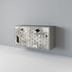 ASHEN ARIA Sideboard mit 2 Türen in Grau