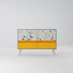 DYED BY ORANGE Sideboard mit 2 Türen in Grau
