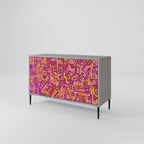 LOVELY MEMORIES Sideboard mit 2 Türen in Grau