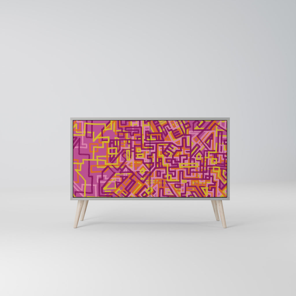 LOVELY MEMORIES Sideboard mit 2 Türen in Grau