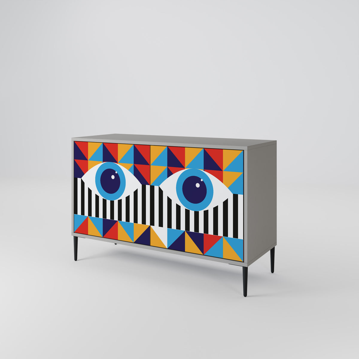 ABSTRACTION AND GEOMETRY 2-türiges Sideboard