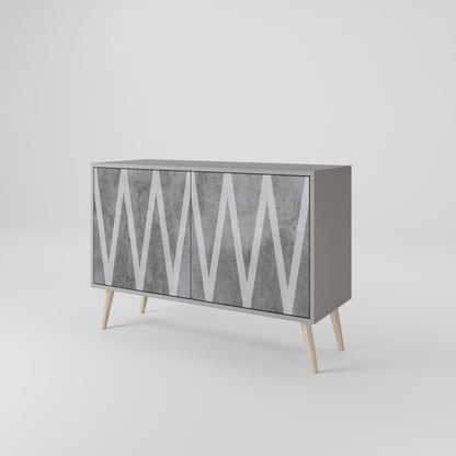 SOLID ZIG ZAG 2-türiges Sideboard