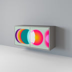 SYMPHONY OF COLORS Sideboard mit 2 Türen in Grau