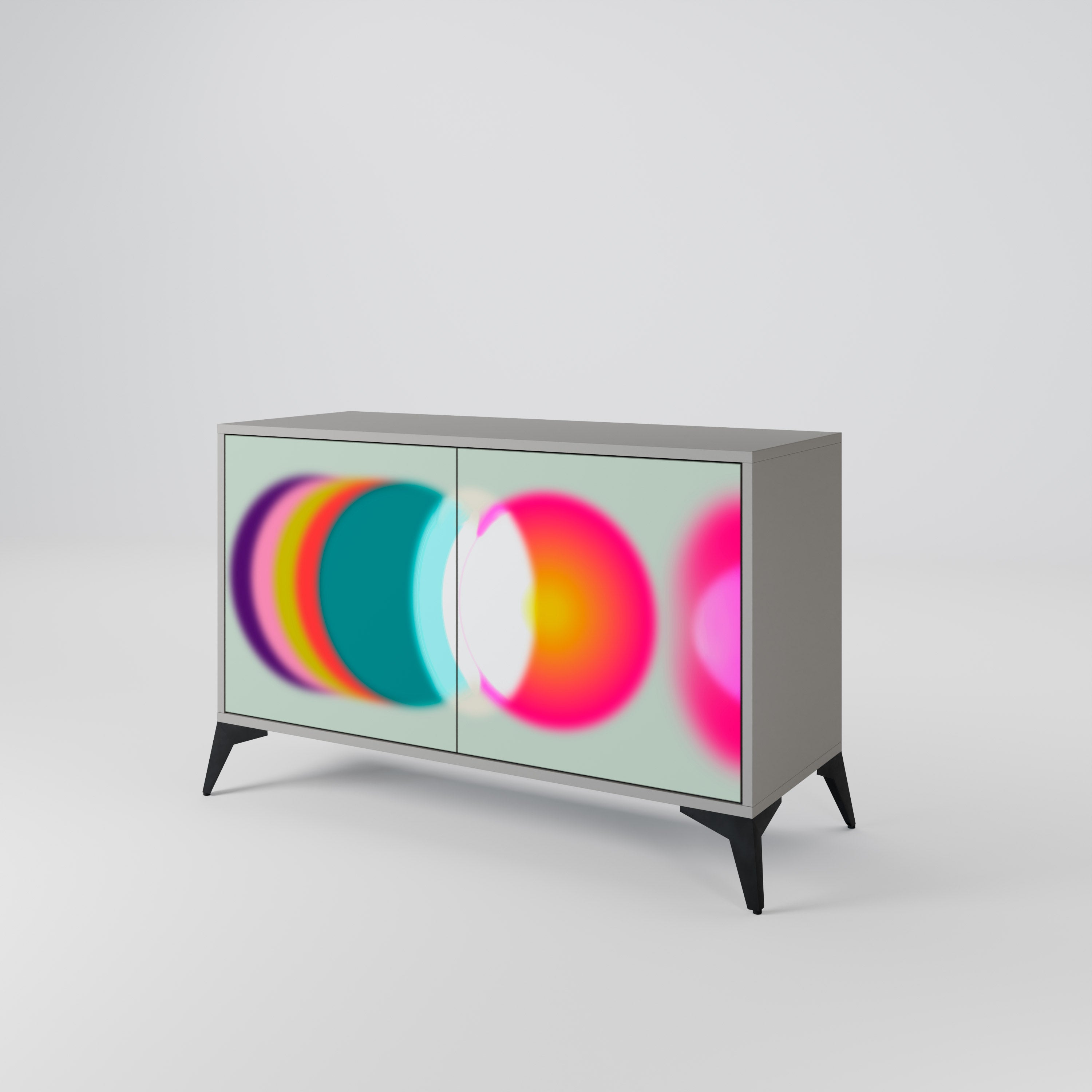 SYMPHONY OF COLORS Sideboard mit 2 Türen in Grau