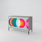 SYMPHONY OF COLORS Sideboard mit 2 Türen in Grau