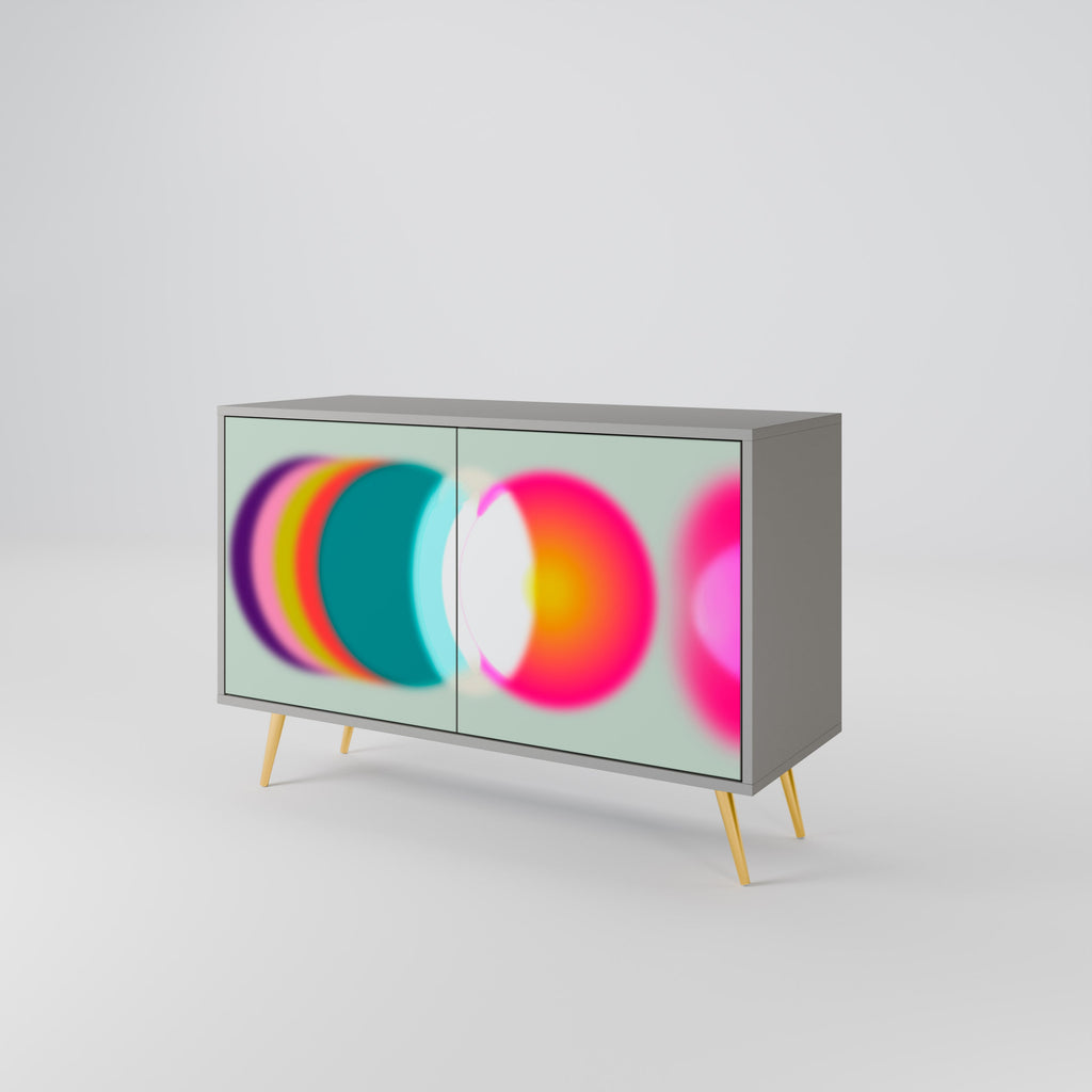 SYMPHONY OF COLORS Sideboard mit 2 Türen in Grau