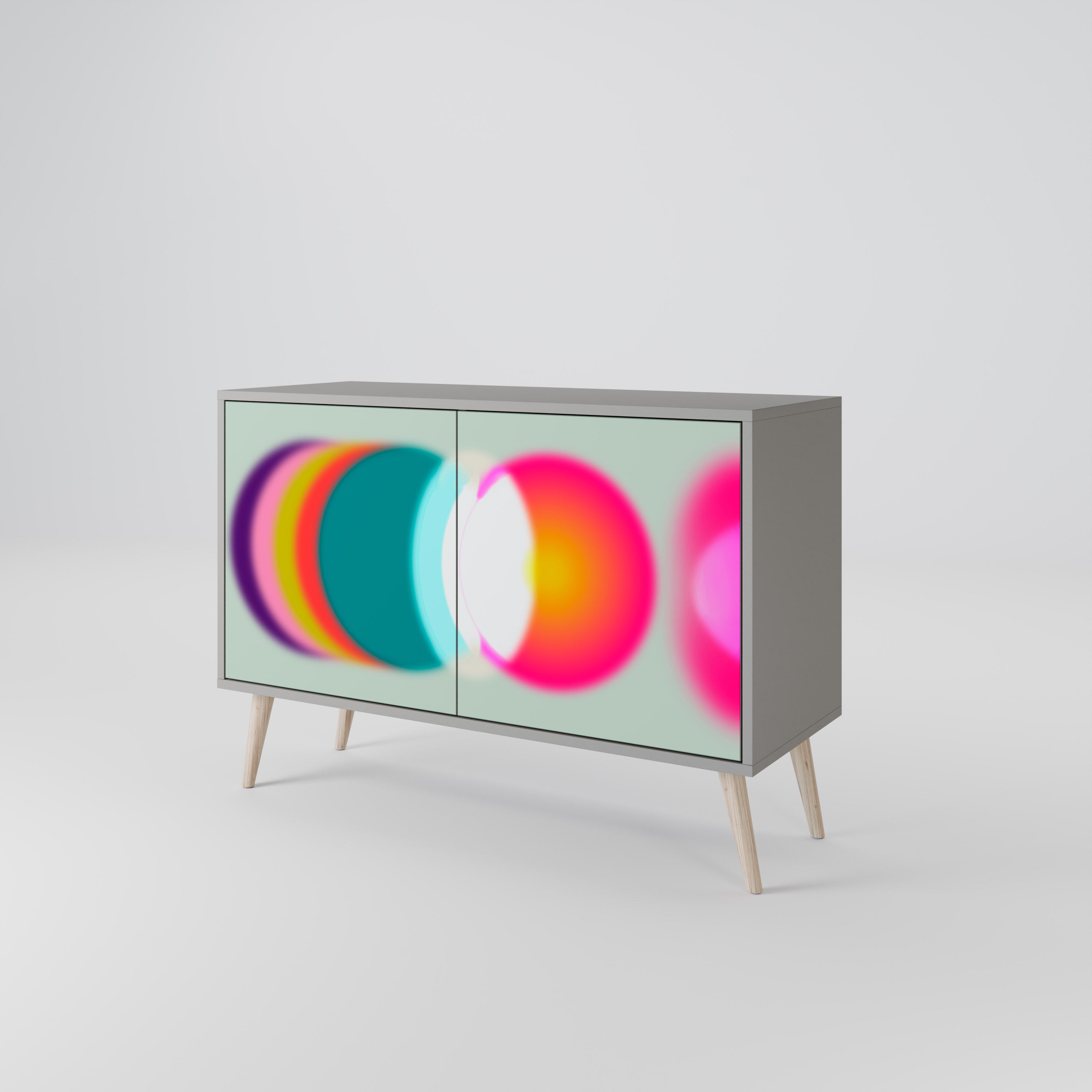SYMPHONY OF COLORS Sideboard mit 2 Türen in Grau