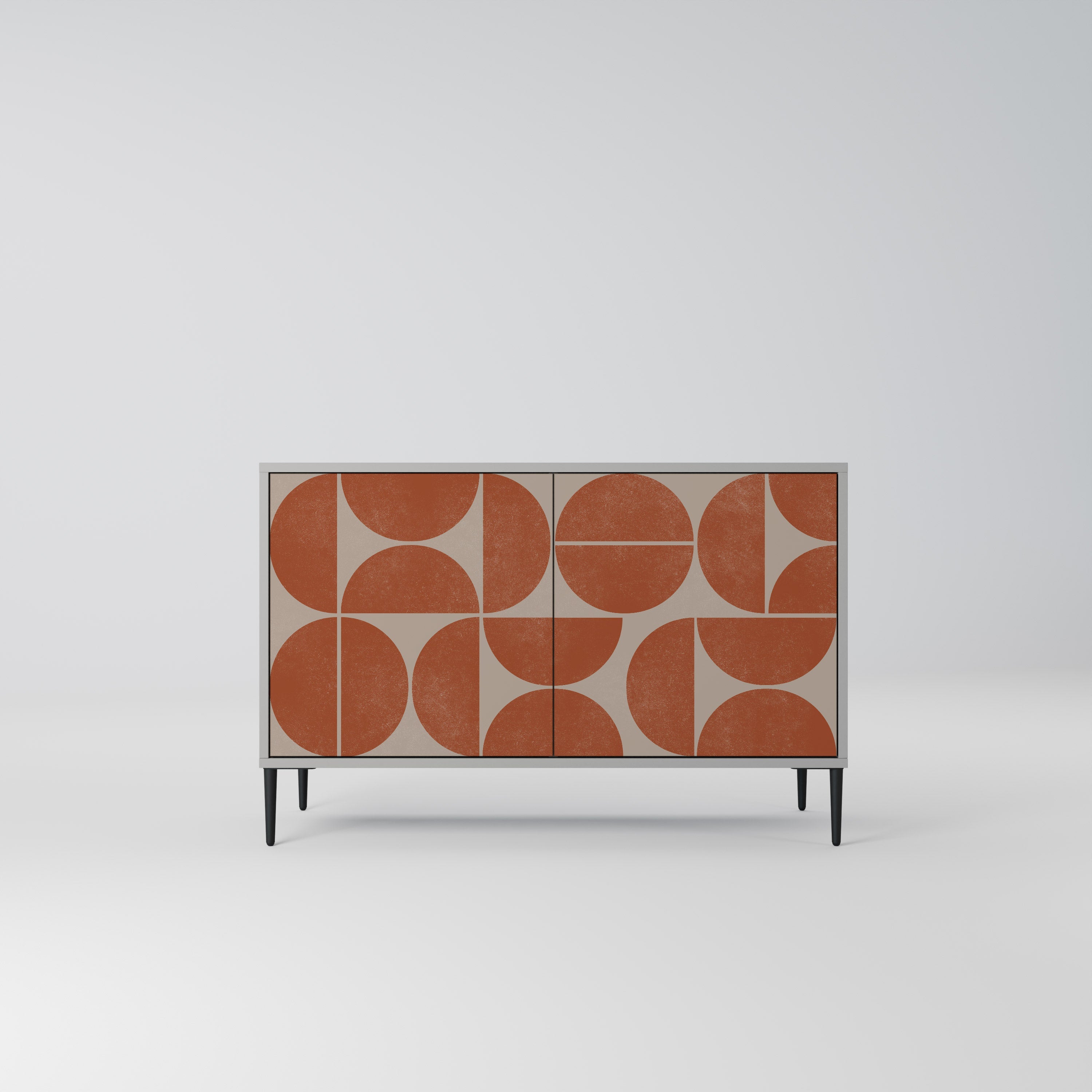 REPETITION COMPULSION Sideboard mit 2 Türen in Grau