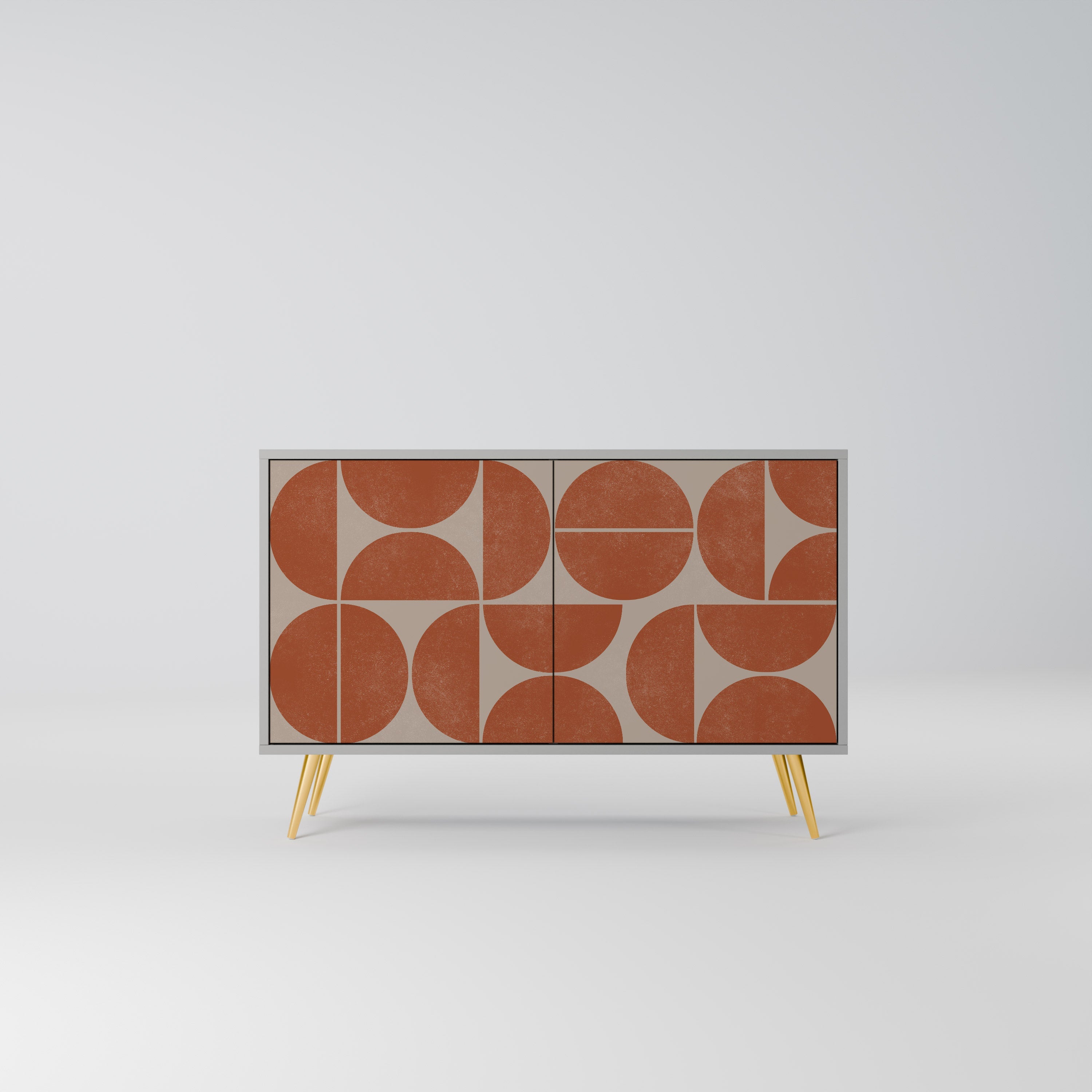 REPETITION COMPULSION Sideboard mit 2 Türen in Grau