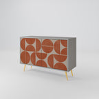 REPETITION COMPULSION Sideboard mit 2 Türen in Grau