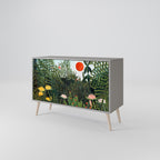 VIRGIN FOREST WITH SUNSET Sideboard mit 2 Türen in Grau