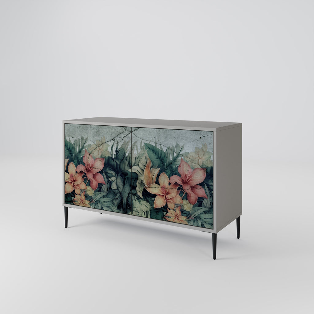 HEAVENLY BLOOM Sideboard mit 2 Türen in Grau