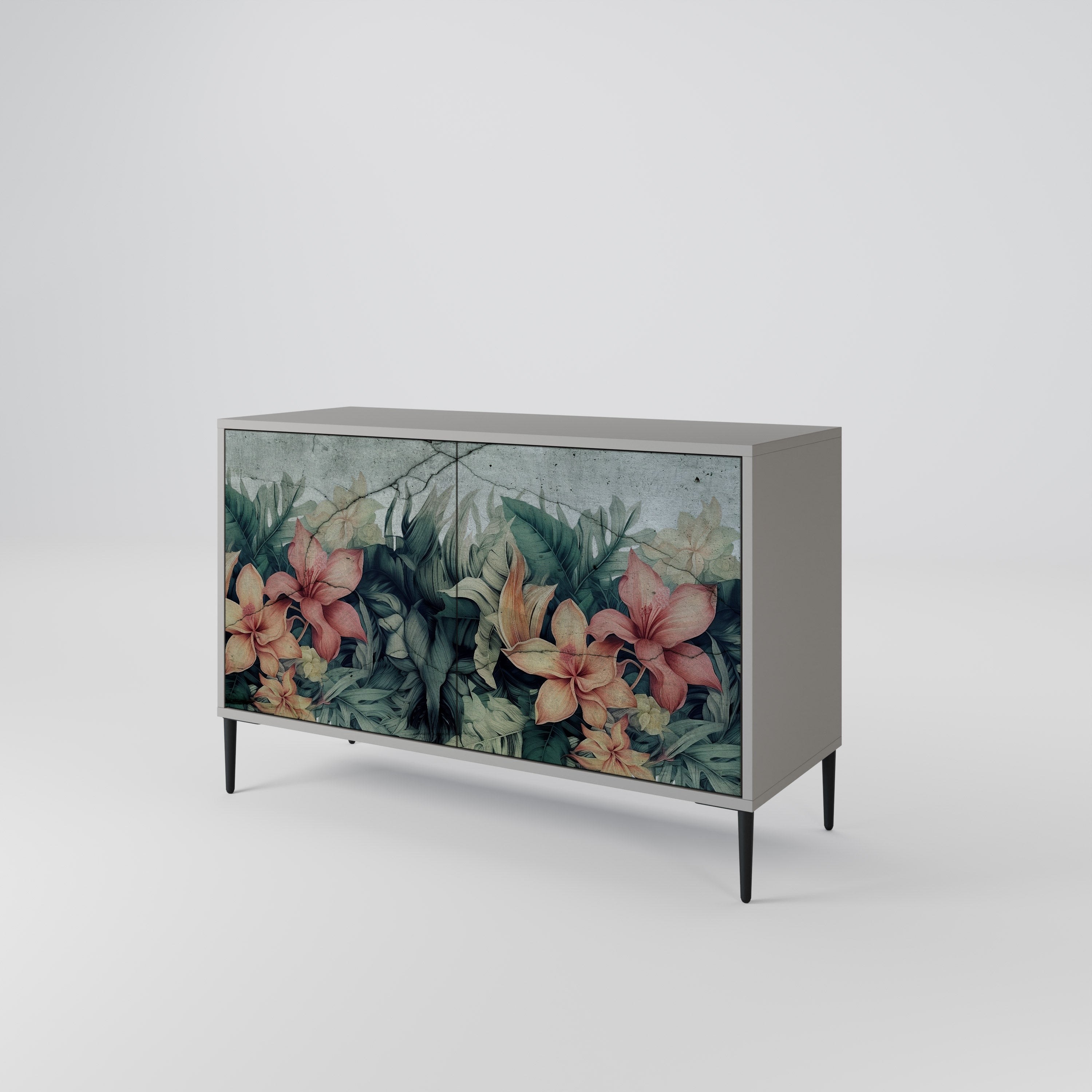 HEAVENLY BLOOM Sideboard mit 2 Türen in Grau