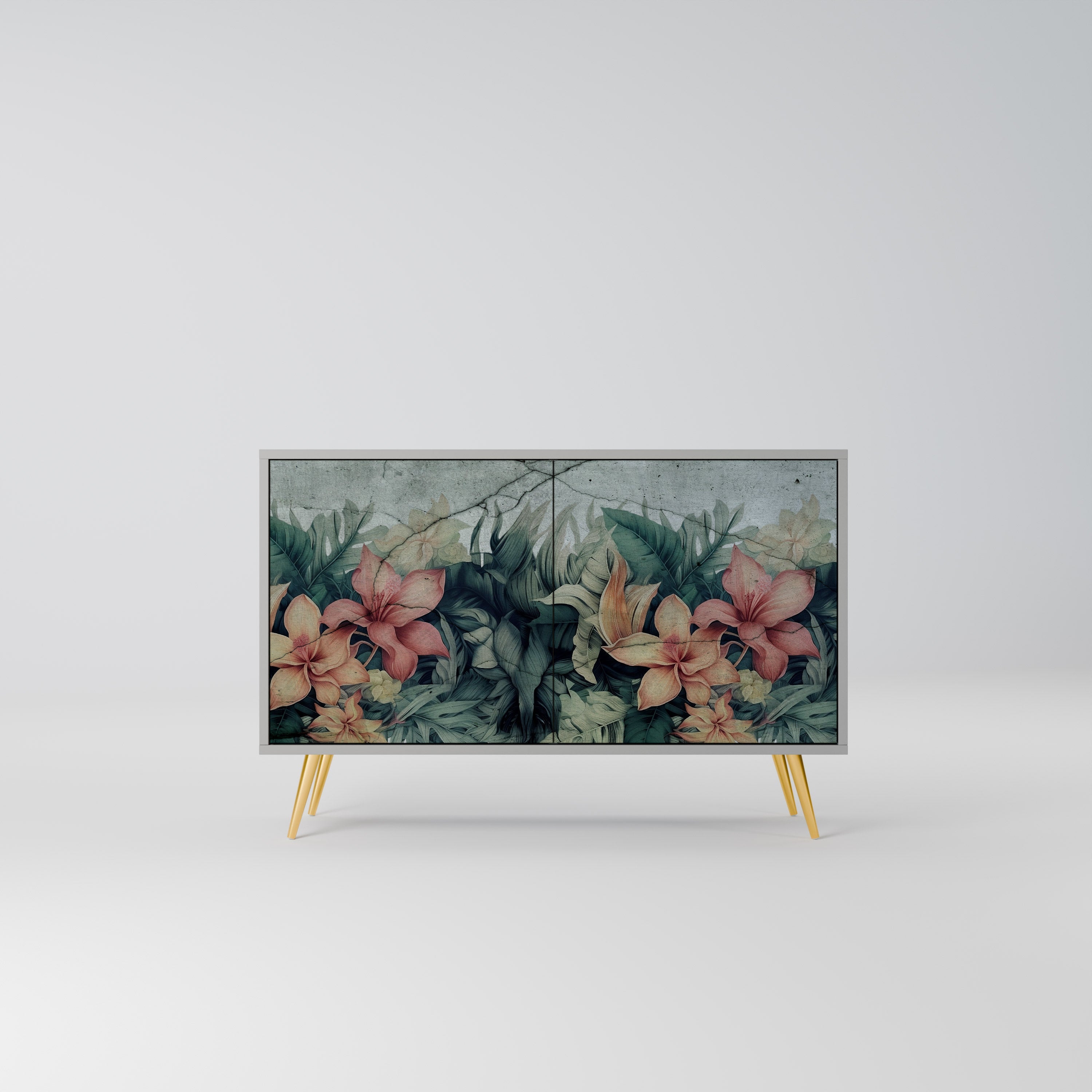 HEAVENLY BLOOM Sideboard mit 2 Türen in Grau