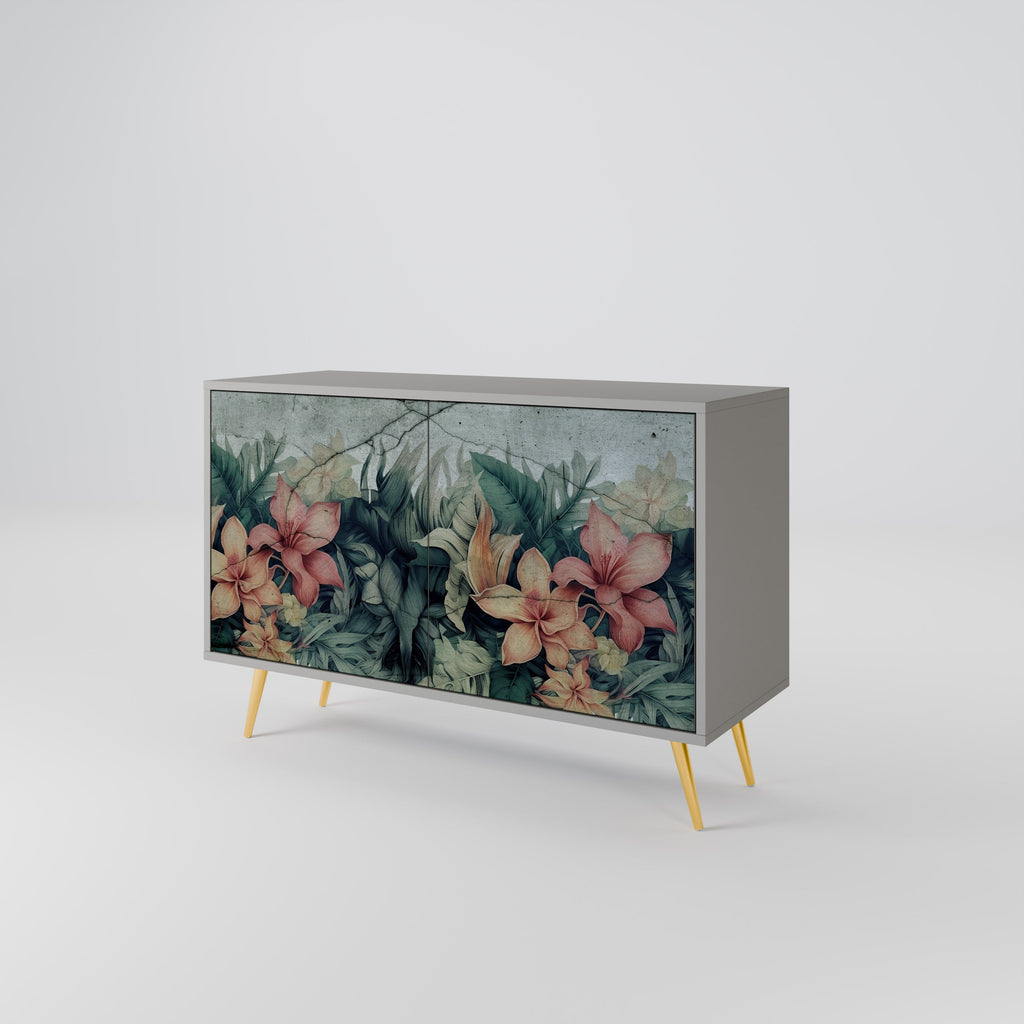 HEAVENLY BLOOM Sideboard mit 2 Türen in Grau