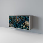 TWILIGHT BLOOM Sideboard mit 2 Türen in Grau