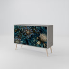 TWILIGHT BLOOM Sideboard mit 2 Türen in Grau