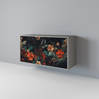 IMAGINARY BLOSSOM Sideboard mit 2 Türen in Grau