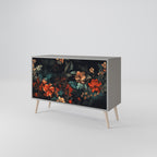 IMAGINARY BLOSSOM Sideboard mit 2 Türen in Grau