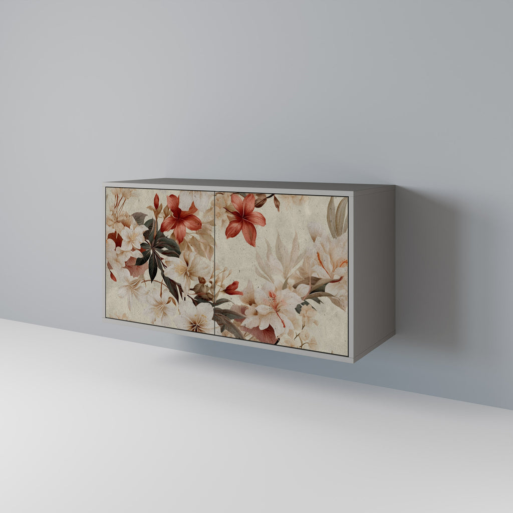 PETAL HARMONY Sideboard mit 2 Türen in Grau