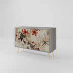 PETAL HARMONY Sideboard mit 2 Türen in Grau