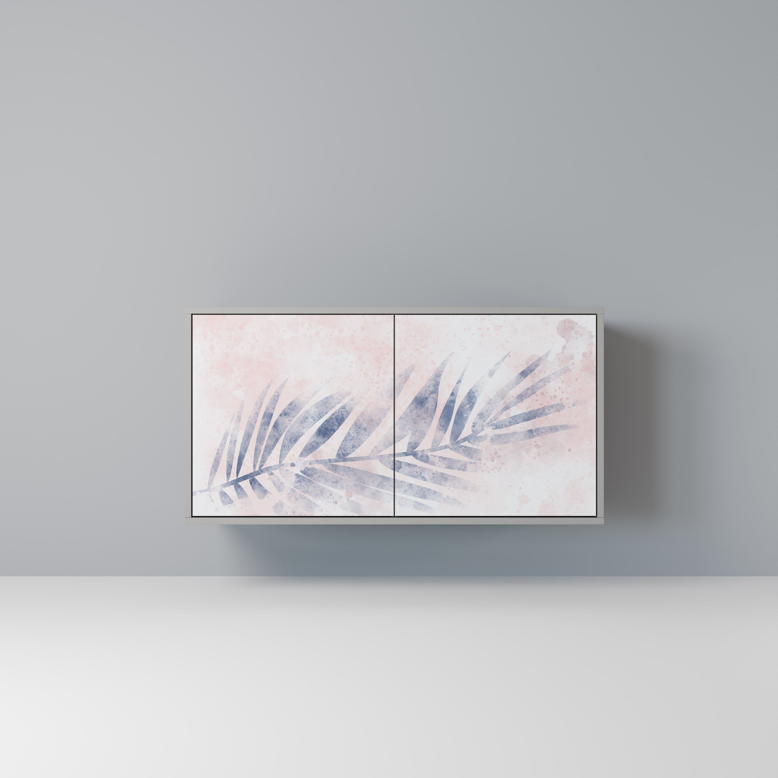 TIMELESS FLOAT Sideboard mit 2 Türen in Grau