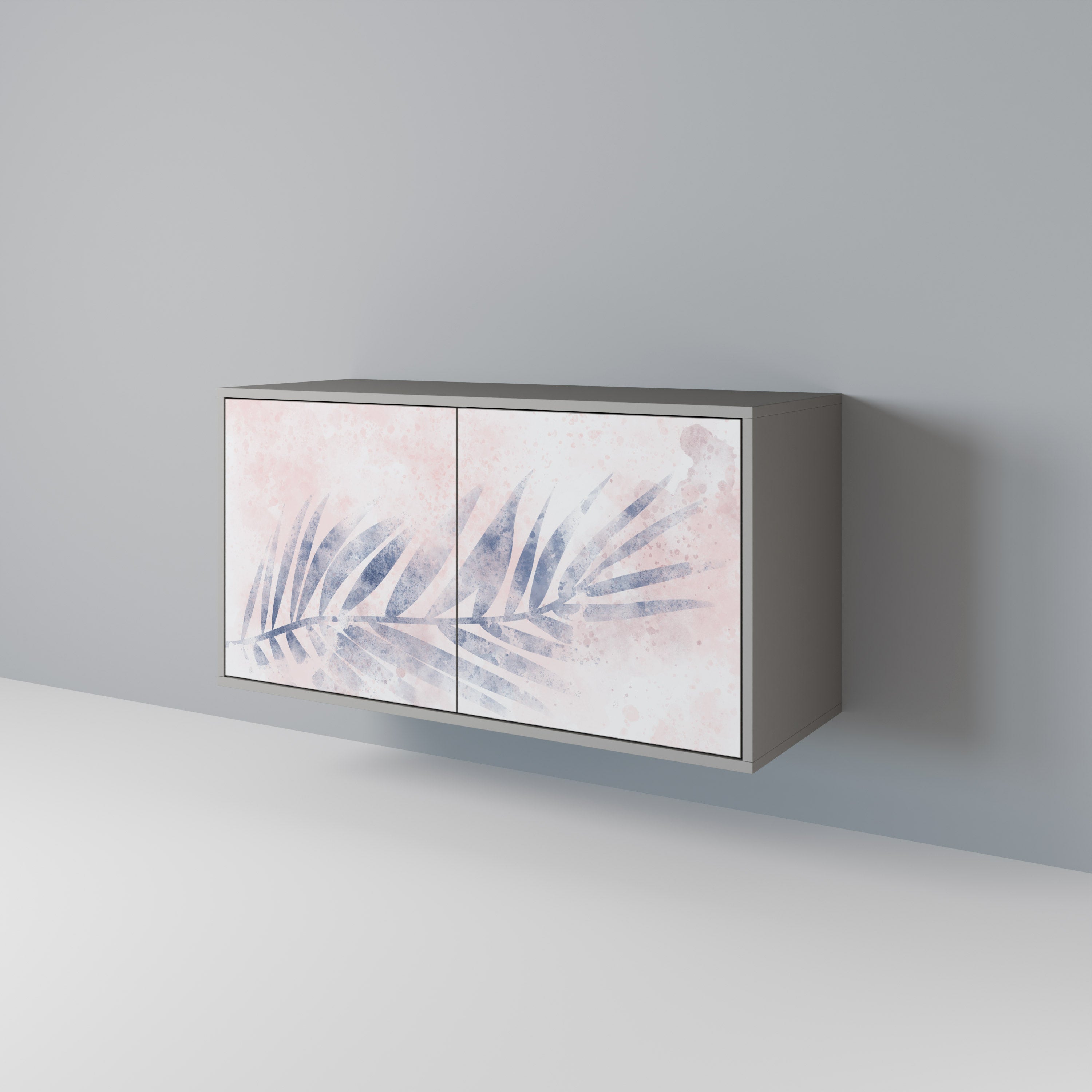 TIMELESS FLOAT Sideboard mit 2 Türen in Grau