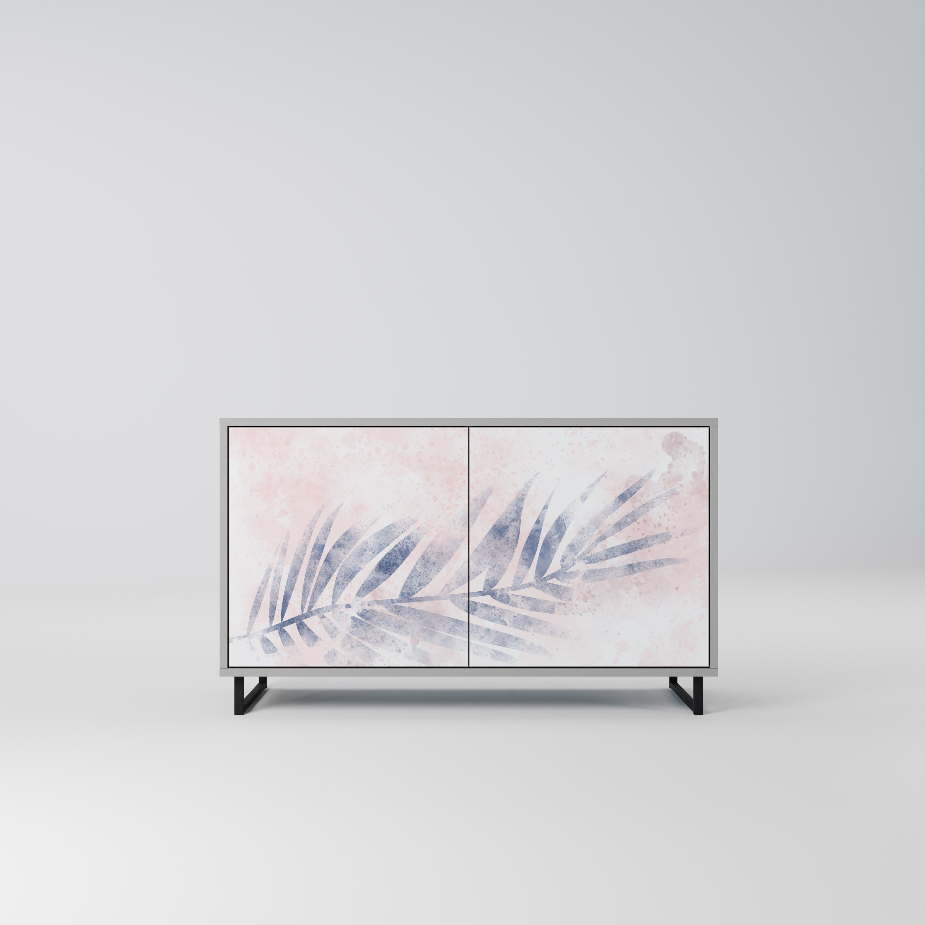 TIMELESS FLOAT Sideboard mit 2 Türen in Grau