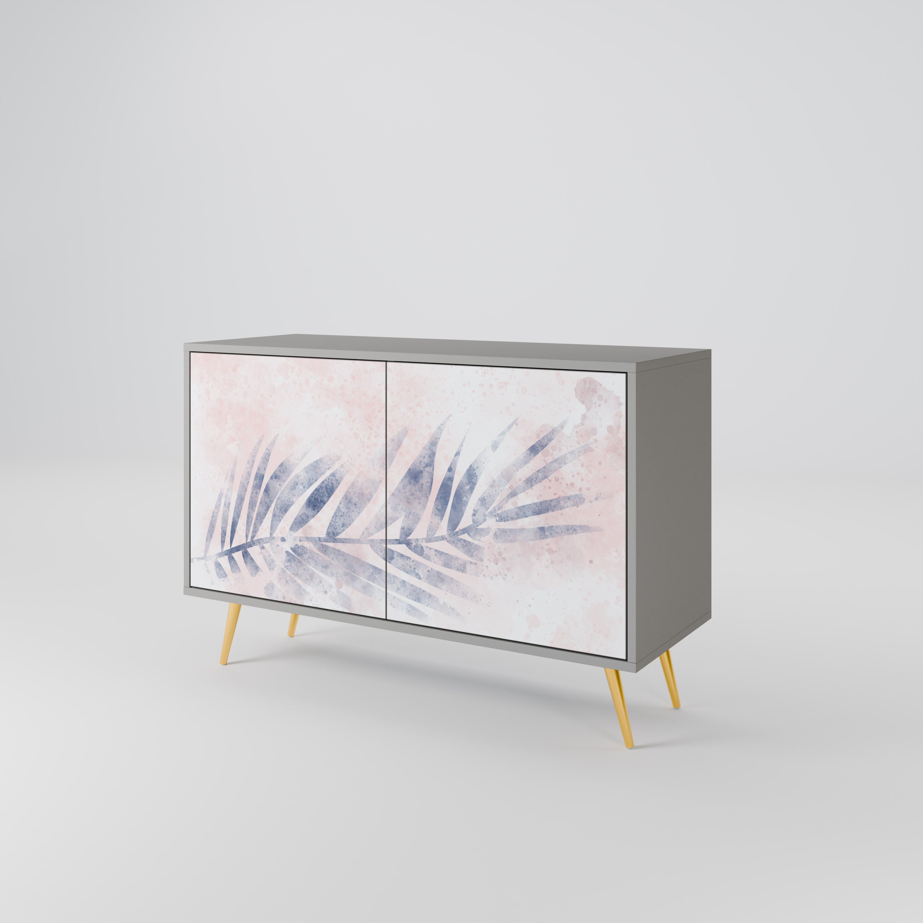 TIMELESS FLOAT Sideboard mit 2 Türen in Grau