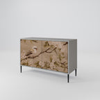 PETAL DISTINGUISH Sideboard mit 2 Türen in Grau