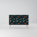FOWL ORNAMENT Sideboard mit 2 Türen in Grau