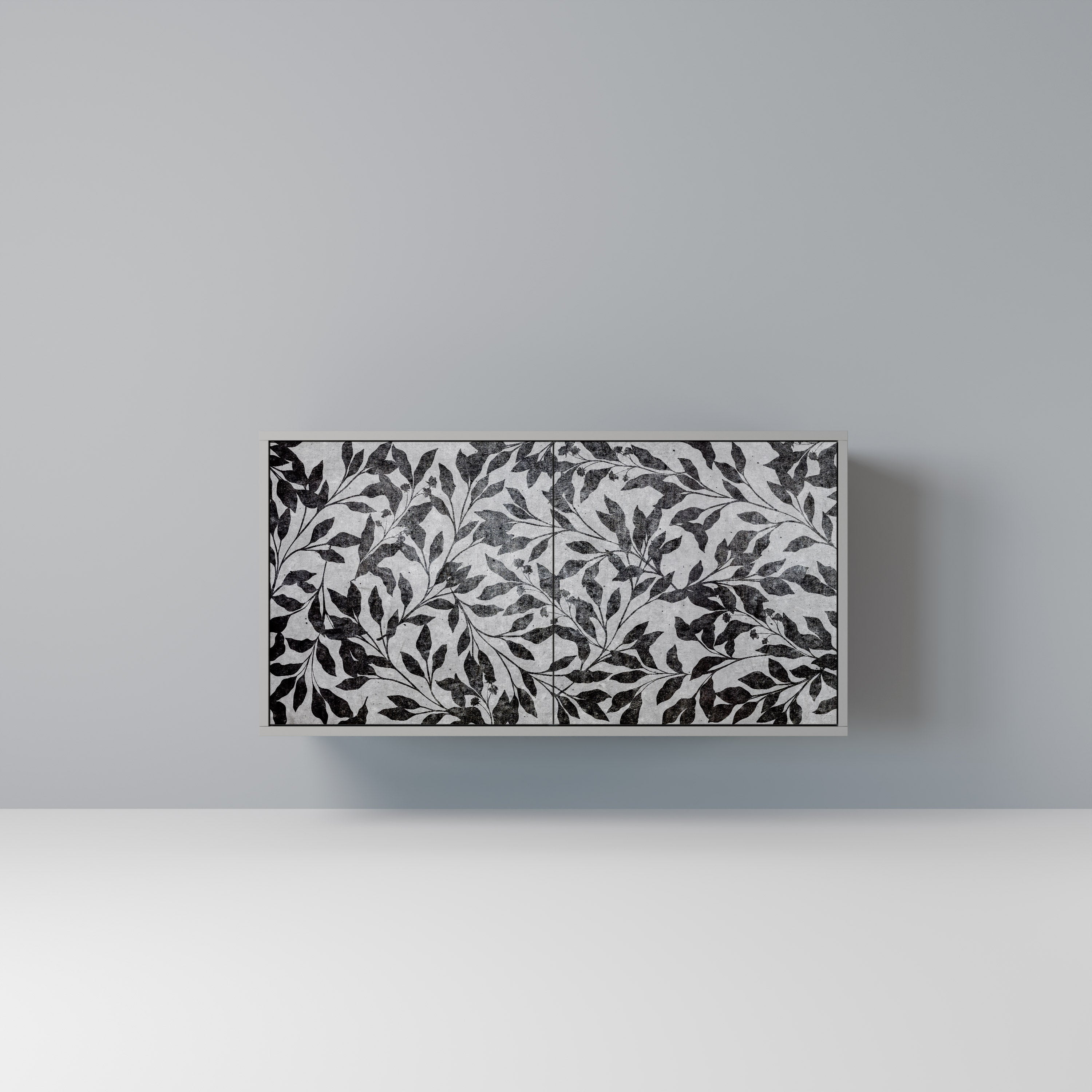 CHARCOAL SPROUT Sideboard mit 2 Türen in Grau