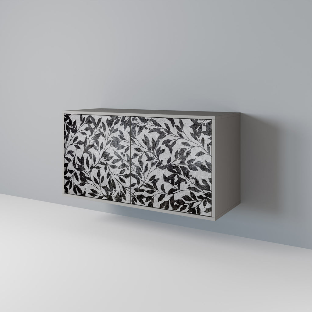 CHARCOAL SPROUT Sideboard mit 2 Türen in Grau