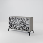 CHARCOAL SPROUT Sideboard mit 2 Türen in Grau