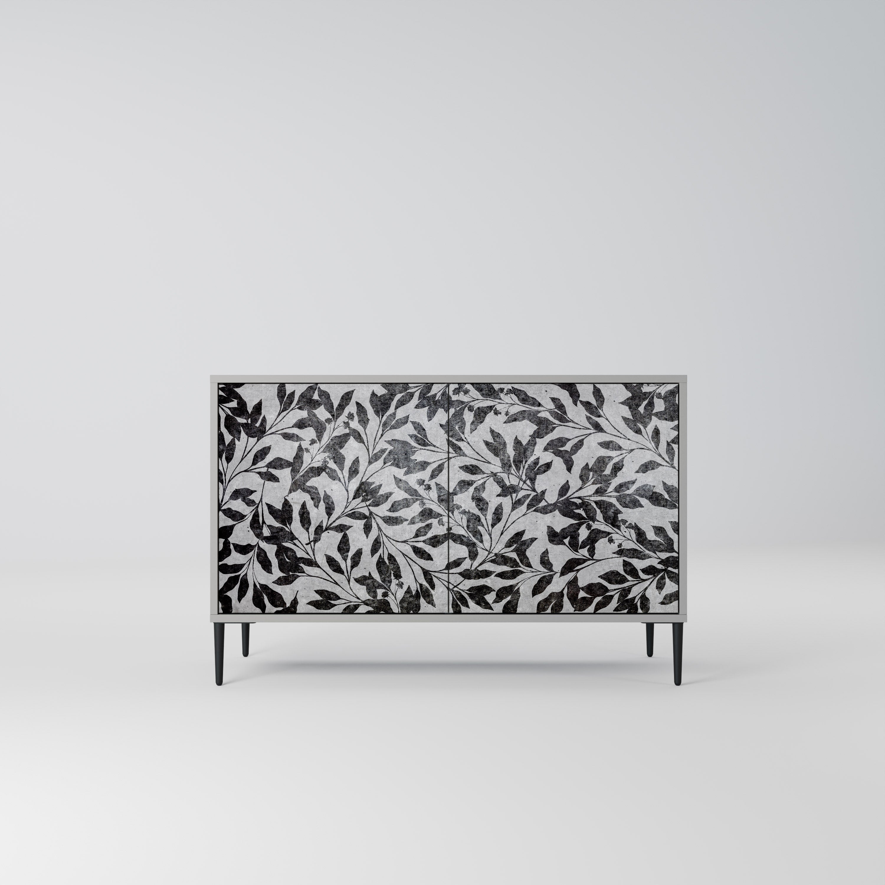 CHARCOAL SPROUT Sideboard mit 2 Türen in Grau