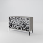 CHARCOAL SPROUT Sideboard mit 2 Türen in Grau