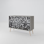 CHARCOAL SPROUT Sideboard mit 2 Türen in Grau