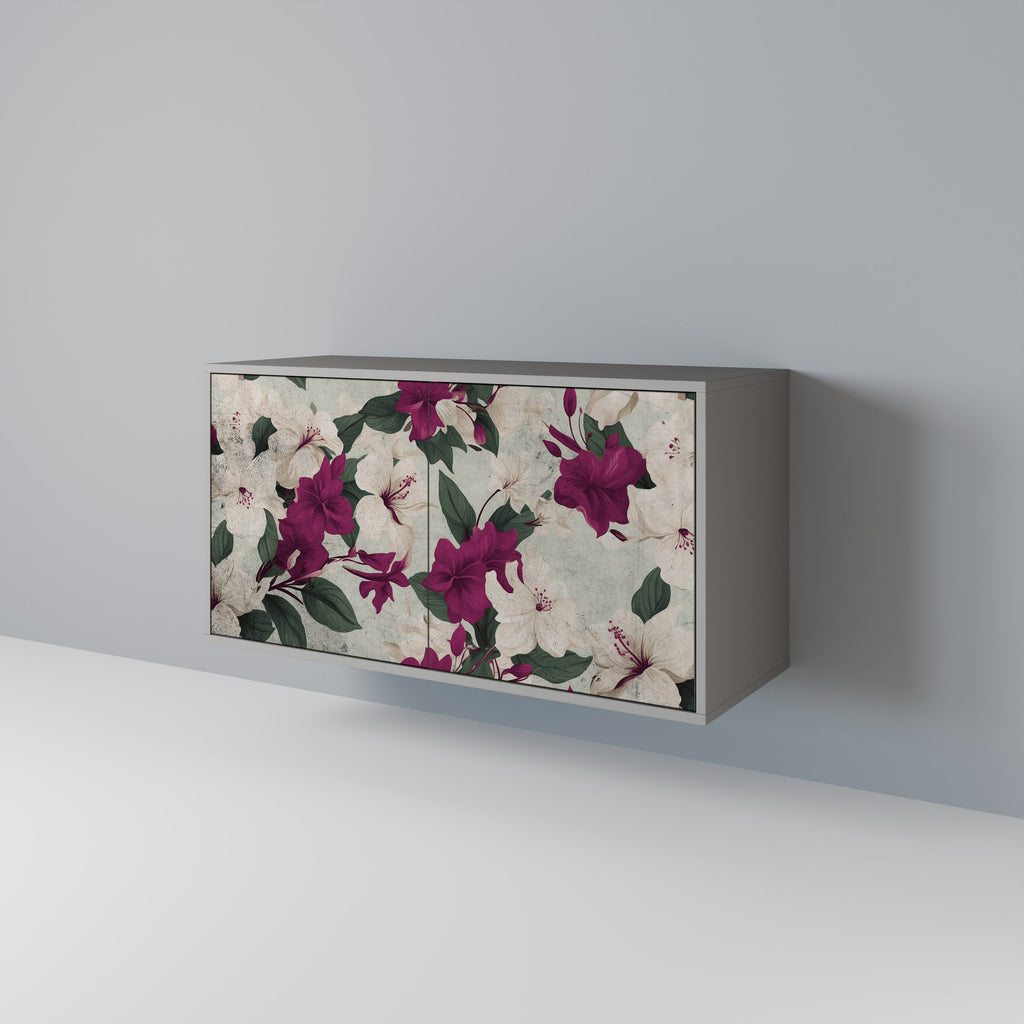 FLOWERET DREAM Sideboard mit 2 Türen in Grau