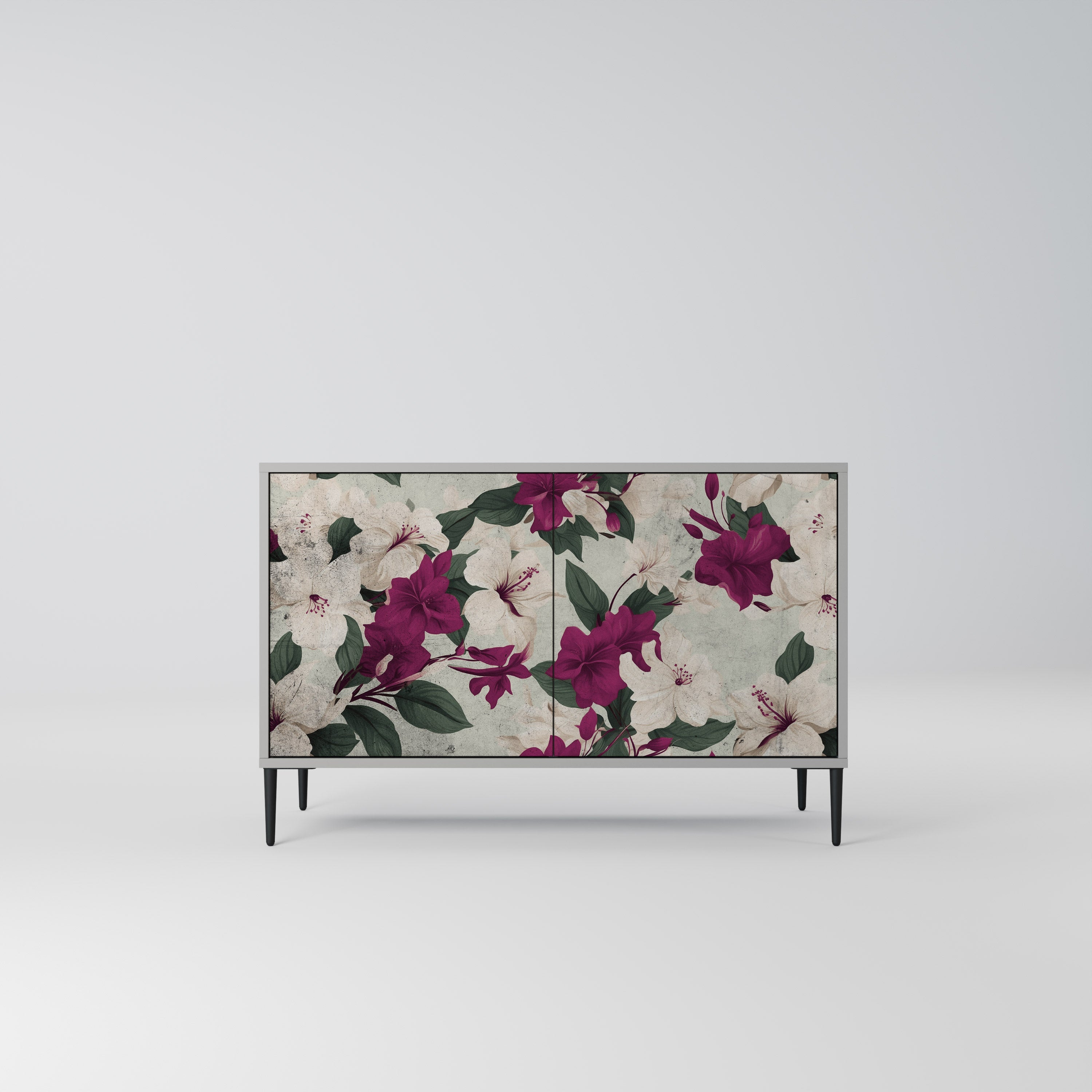 FLOWERET DREAM Sideboard mit 2 Türen in Grau