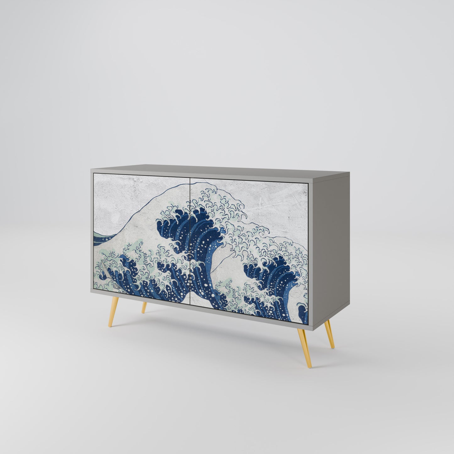 THE GREAT WAVE AT KANAGAWA 2-türiges Sideboard