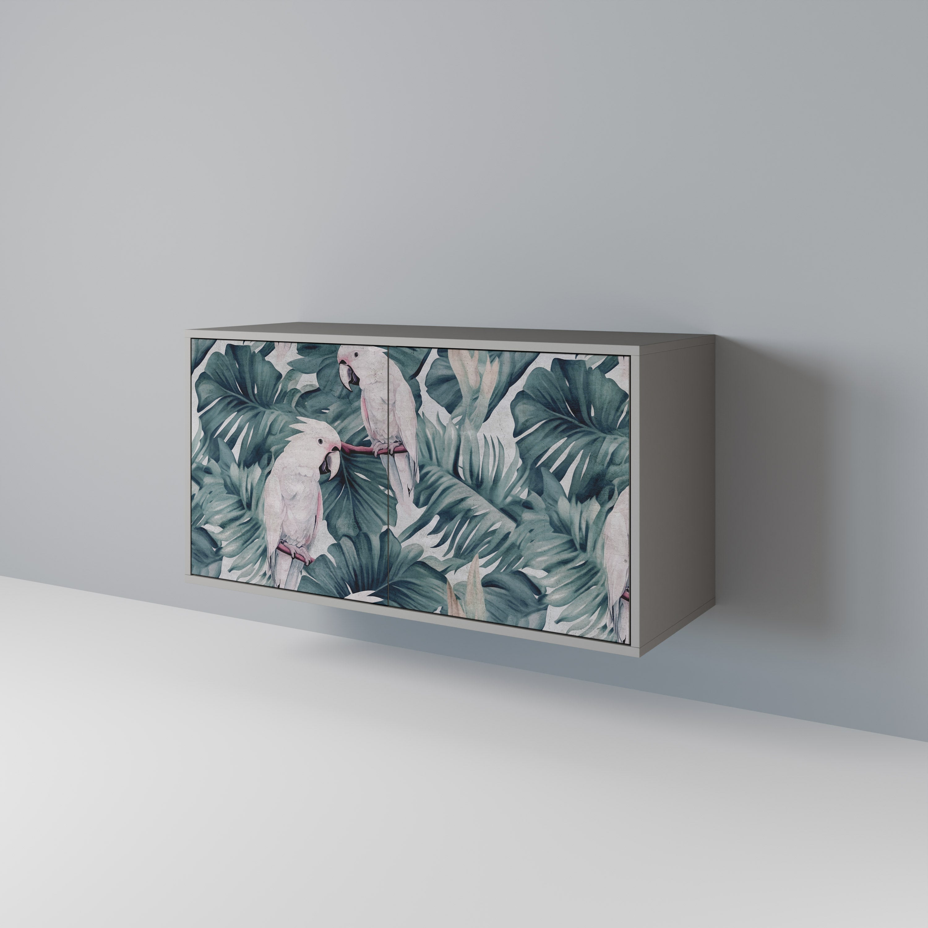 POPINJAY LOOK Sideboard mit 2 Türen in Grau