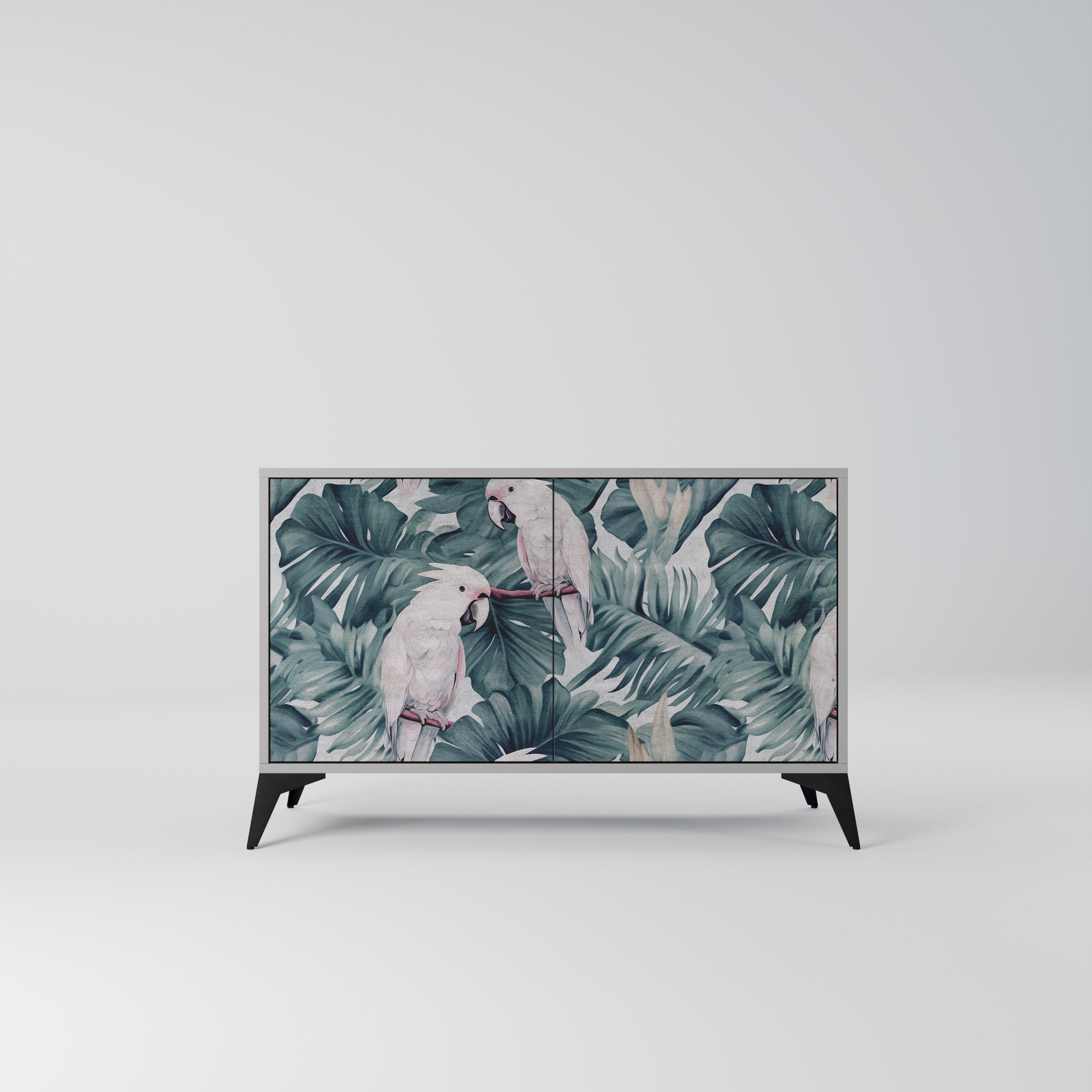 POPINJAY LOOK Sideboard mit 2 Türen in Grau